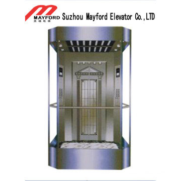 Square Shape Panoramic Elevator with Machine Room